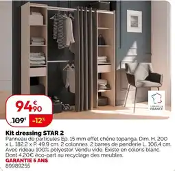 Weldom Star 2 Kit dressing offre