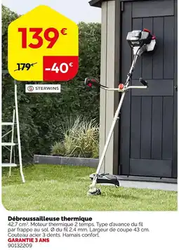 Weldom Sterwins Débroussailleuse thermique offre