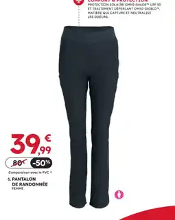 Sport 2000 PANTALON DE RANDONNÉE FEMME offre