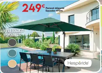 Parasol déporté Equador 4x3m