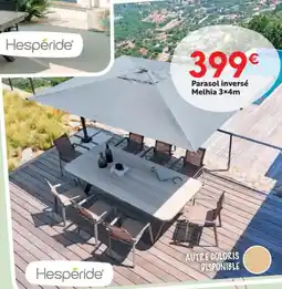 Maxi Bazar Parasol inversé Melhia 3x4m offre