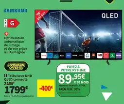 Conforama Téléviseur UHD QLED connecté offre