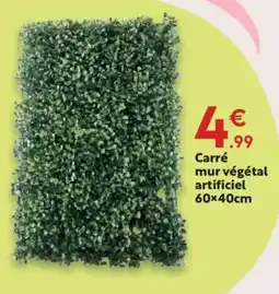 Maxi Bazar Carré mur végétal artificiel offre