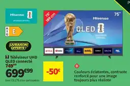 Conforama Téléviseur UHD QLED connecté offre
