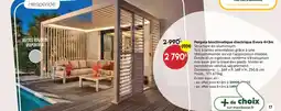Maxi Bazar Pergola bioclimatique électrique Evora offre