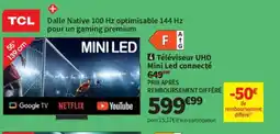 Conforama Téléviseur UHD Mini Led connecté offre