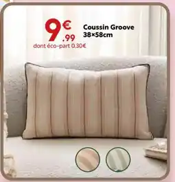 Maxi Bazar Coussin Groove offre