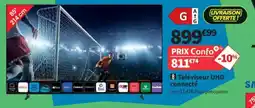 Conforama Téléviseur UHD connecté offre