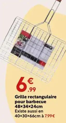 Maxi Bazar Grille rectangulaire pour barbecue offre