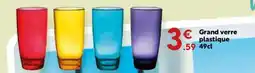 Maxi Bazar Grand verre plastique offre