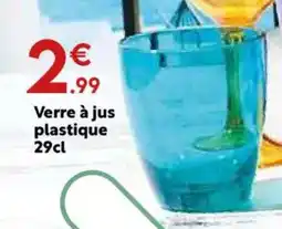 Maxi Bazar Verre à jus plastique offre