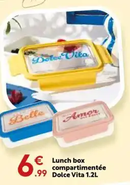Maxi Bazar DOLCE VITA Lunch box compartimentée offre