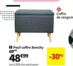 Conforama Pouf coffre Benchy offre