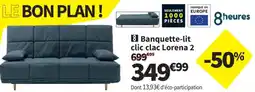 Conforama Banquette-lit clic clac Lorena 2 offre