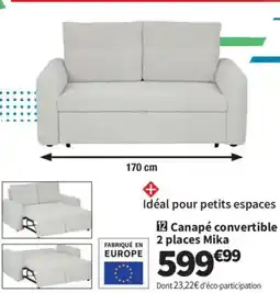 Conforama Canapé convertible 2 places Mika offre