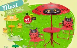 Maxi Bazar Set de jardin enfant 2 chaises offre