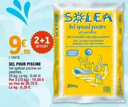 E.Leclerc SALEA Sel pour piscine offre