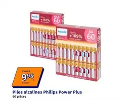 Action PHILIPS Piles alcalines Power Plus offre