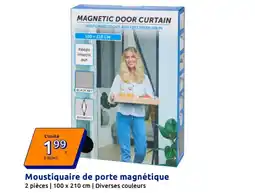Action Moustiquaire de porte magnétique offre