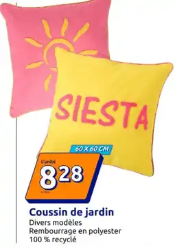 Action Coussin de jardin offre