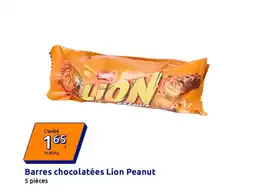 Action NESTLE Barres chocolatées Lion Peanut offre
