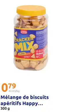 Action Mélange de biscuits apéritifs Happy... offre