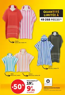 Bi1 Poncho de bain en eponge offre