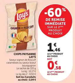 Bi1 Chips paysanne lay's offre
