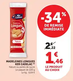Bi1 Madeleines longues ker cadelac offre