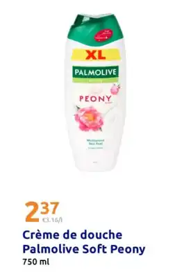 Action PALMOLIVE Crème de douche Soft Peony offre