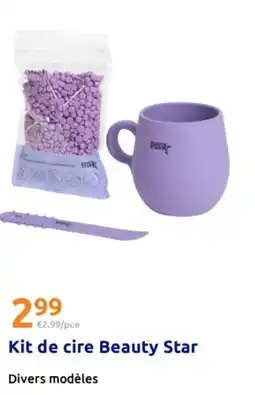 Action Kit de cire Beauty Star offre