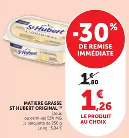 Bi1 Matiere grasse st hubert original offre