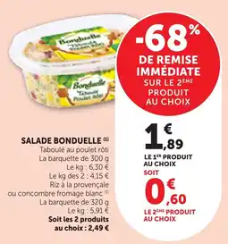 Bi1 Salade bonduelle offre