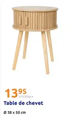 Action Table de chevet offre