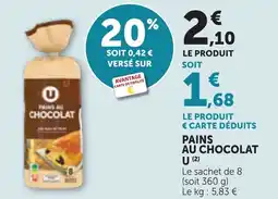 Bi1 Pains au chocolat u offre