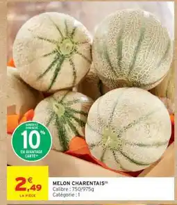 Intermarché MELON CHARENTAIS offre