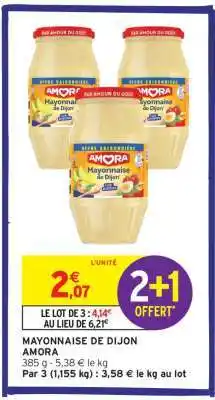 Intermarché Mayonnaise De Dijon Amora offre