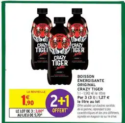 Intermarché CRAZY TIGER offre