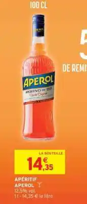 Intermarché APÉRITIF Apérol offre