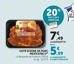Bi1 Cote echine de porc mexicaine u offre