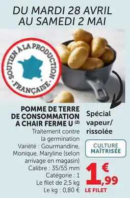 Bi1 Pomme de terre de consommation a chair ferme u offre