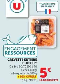 Bi1 Crevette entiere cuite u offre