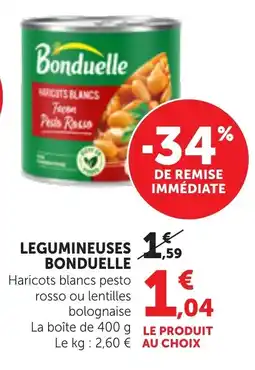 Bi1 Legumineuses bonduelle offre