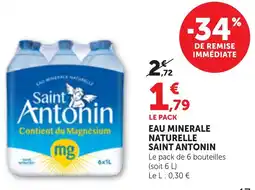 Bi1 Eau minerale naturelle saint antonin offre