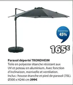 JYSK Parasol déporté trondheim offre