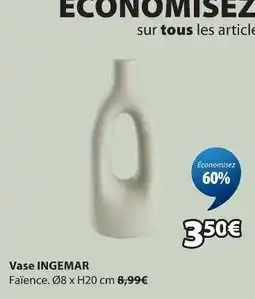JYSK Vase ingemar offre