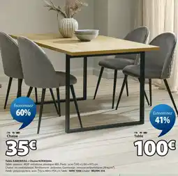 JYSK Chaise kokkedal offre
