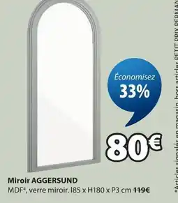 JYSK Miroir aggersund offre