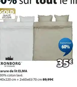 JYSK Kronborg of denmark parure de lit elma offre