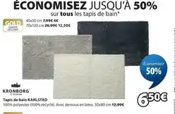 JYSK Kronborg tapis de bain karlstad offre